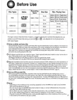 Preview for 3 page of Toshiba SD-43HK Owner'S Manual