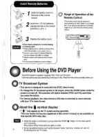 Preview for 8 page of Toshiba SD-43HK Owner'S Manual