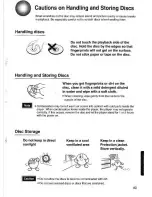 Preview for 41 page of Toshiba SD-43HK Owner'S Manual