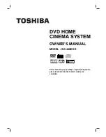 Предварительный просмотр 1 страницы Toshiba SD-44HKSE Owner'S Manual