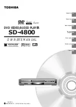 Toshiba SD-4800 Owner'S Manual preview