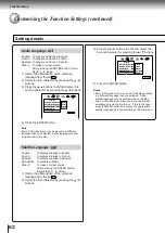 Preview for 58 page of Toshiba SD-4800 Owner'S Manual