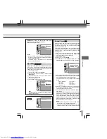 Preview for 35 page of Toshiba SD-480EKE Owner'S Manual