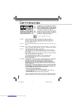 Предварительный просмотр 2 страницы Toshiba SD-4980 Owner'S Manual