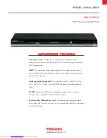 Preview for 1 page of Toshiba SD-5000 Specifications