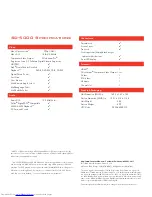 Preview for 2 page of Toshiba SD-5000 Specifications