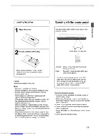 Предварительный просмотр 11 страницы Toshiba SD-5000KC Owner'S Manual