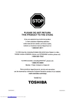 Предварительный просмотр 46 страницы Toshiba SD-5000KC Owner'S Manual