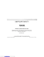 Предварительный просмотр 47 страницы Toshiba SD-5000KC Owner'S Manual