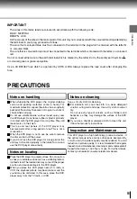 Preview for 5 page of Toshiba SD-5010 Owner'S Manual