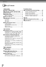 Preview for 8 page of Toshiba SD-5010 Owner'S Manual