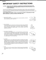 Preview for 4 page of Toshiba SD-5109 Owner'S Manual