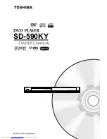 Toshiba SD-590KY Owner'S Manual предпросмотр