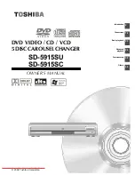 Toshiba SD-5915SC Owner'S Manual предпросмотр