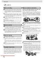 Preview for 6 page of Toshiba SD-5915SC Owner'S Manual