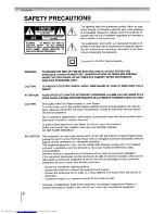 Preview for 2 page of Toshiba SD-5970SC Owner'S Manual