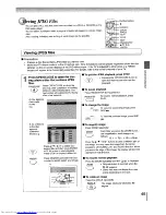 Preview for 45 page of Toshiba SD-5970SC Owner'S Manual