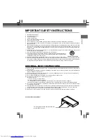 Preview for 3 page of Toshiba SD-6100KU Owner'S Manual