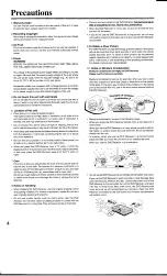 Предварительный просмотр 4 страницы Toshiba SD-6109C Owner'S Manual