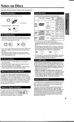 Предварительный просмотр 9 страницы Toshiba SD-6109C Owner'S Manual