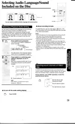 Предварительный просмотр 39 страницы Toshiba SD-6109C Owner'S Manual