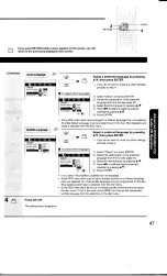 Предварительный просмотр 47 страницы Toshiba SD-6109C Owner'S Manual