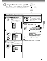 Предварительный просмотр 43 страницы Toshiba SD-6200 Owner'S Manual