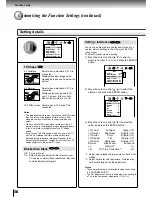 Preview for 52 page of Toshiba SD-6200 Owner'S Manual