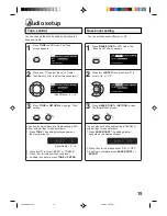 Предварительный просмотр 15 страницы Toshiba SD-63HK Owner'S Manual