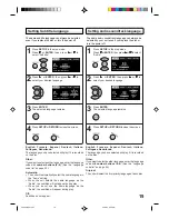 Preview for 19 page of Toshiba SD-63HK Owner'S Manual