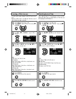 Preview for 21 page of Toshiba SD-63HK Owner'S Manual