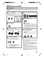 Предварительный просмотр 25 страницы Toshiba SD-63HK Owner'S Manual