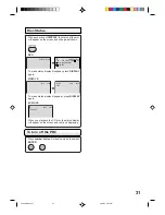 Предварительный просмотр 31 страницы Toshiba SD-63HK Owner'S Manual