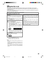 Preview for 35 page of Toshiba SD-63HK Owner'S Manual