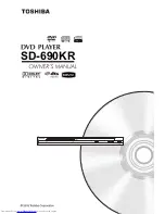 Preview for 1 page of Toshiba SD-690KR Owner'S Manual