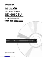 Toshiba SD-6980SU Owner'S Manual предпросмотр