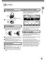 Preview for 9 page of Toshiba SD 700 - Region Free Multi-Format All DVD Player. Progressive Scan Owner'S Manual