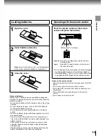 Preview for 15 page of Toshiba SD 700 - Region Free Multi-Format All DVD Player. Progressive Scan Owner'S Manual