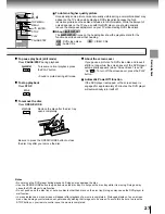 Preview for 25 page of Toshiba SD 700 - Region Free Multi-Format All DVD Player. Progressive Scan Owner'S Manual