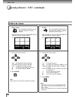 Preview for 46 page of Toshiba SD 700 - Region Free Multi-Format All DVD Player. Progressive Scan Owner'S Manual