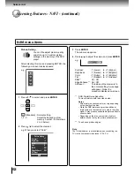 Preview for 48 page of Toshiba SD 700 - Region Free Multi-Format All DVD Player. Progressive Scan Owner'S Manual