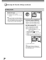 Preview for 55 page of Toshiba SD 700 - Region Free Multi-Format All DVD Player. Progressive Scan Owner'S Manual