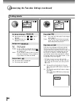 Preview for 57 page of Toshiba SD 700 - Region Free Multi-Format All DVD Player. Progressive Scan Owner'S Manual