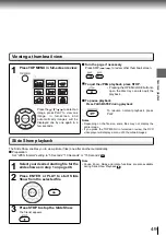 Предварительный просмотр 49 страницы Toshiba SD-770SR Owner'S Manual