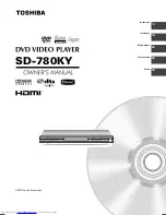 Toshiba SD-780KY Owner'S Manual предпросмотр