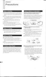 Предварительный просмотр 6 страницы Toshiba SD-9000 Owner'S Manual