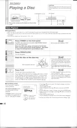 Предварительный просмотр 16 страницы Toshiba SD-9000 Owner'S Manual