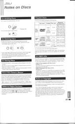 Предварительный просмотр 51 страницы Toshiba SD-9000 Owner'S Manual