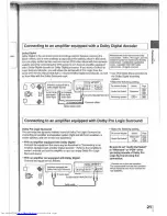 Preview for 23 page of Toshiba SD-9500E Owner'S Manual