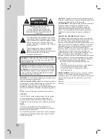 Preview for 2 page of Toshiba SD-C67HT Owner'S Manual